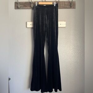 Miracle Eye Black Velvet Flare Pants - discontinued style!